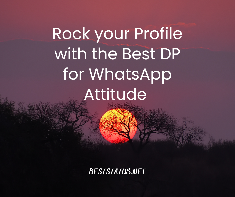 Rock your Profile with the Best DP for WhatsApp Attitude